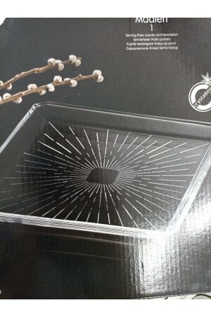 Servis Tabağı 68683 Madlen Crystal Glass 24x24 Fma90099 080oa 8693357537316 - Paşabahçe