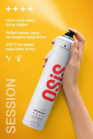 Session Ekstra Güçlü Tutucu Sprey 500ml Neme- Isıya Ve Rüzgara Karşı Kalıcı Koruma - 4