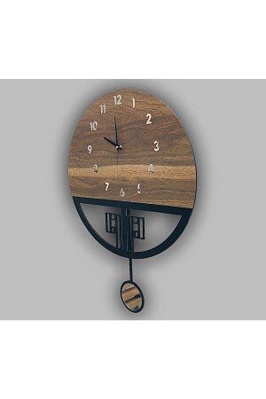 Sessiz Sarkaçlı Ahşap Duvar Saati, Sarkaçlı Saat, Duvar Saati, Ahşap Saat, Wooden Wall Clock sarkaçmodelgeyik - 7