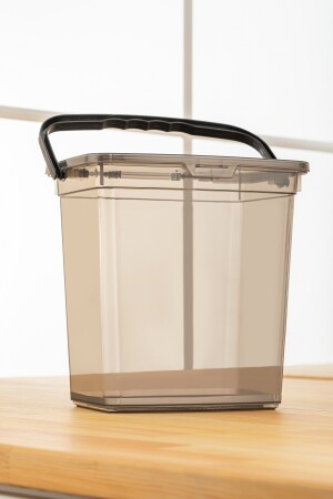Set aus 4 beschrifteten Waschmittel-Aufbewahrungsbehältern mit Deckel – tragbare Tablet-Waschmittel-Aufbewahrungsbox Platinum MCH-726 - 3