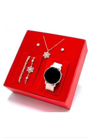 Set aus Damenuhr, Halskette, Armband und Ohrringen rosebil1 - 1