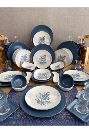 Set Frühstück Blue Magic 60 Teile für 12 Personen dmt20220060 - 3