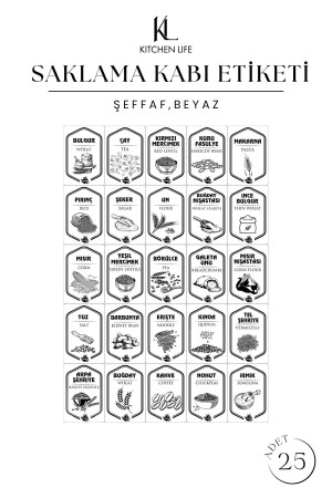 Set mit 12 quadratischen Frischhaltedosen mit Etikett in Jumbo-Größe, 1750 ml – Hardcover MCH07838 - 4
