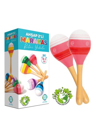 Set mit 2 hölzernen Maracas – Catch the Rhythm CRCL-117 - 1