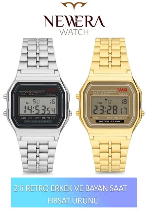 Set mit 2 Retro-Herren- und Armbanduhren RTRNW00001 - 2