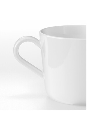 Set mit 2 weißen Tassen, Kaffee- und Teetassen, 240 ml, IKEA99990625 - 7