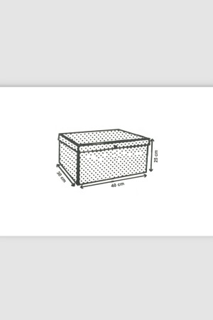 Set mit 3 cremefarbenen Kettenmustern, Mehrzweck-Aufbewahrungsbox, Organizer, Spielzeugkiste, MTGZD3KH1000000111 - 8