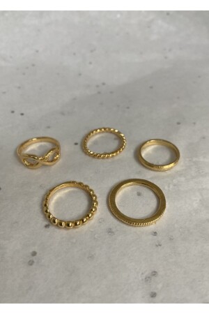 Set mit 5 Joint Forever-Ringen - 4