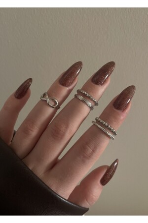 Set mit 5 Joint Forever-Ringen - 2