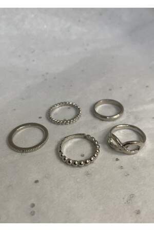 Set mit 5 Joint Forever-Ringen - 3