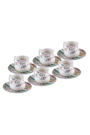 Set mit 6 Kaffeetassen aus Porzellan 600. 15. 01. 2603 - 7