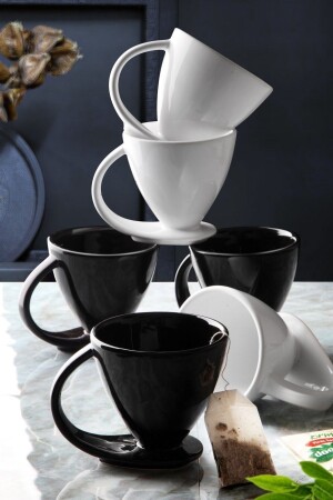 Set mit 6 speziell entwickelten Kaffee-Kräutertees usw.Becher-Tassen-Set Syh-byz - 4