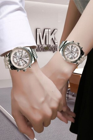 ساعه يد زوجية من نوع MNZ-Dear، ساعتان في صندوق خاص MK5619 - Michael Knight