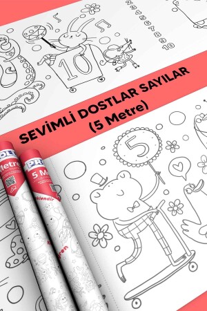 Sayılar Boyama Kağıdı SAYILR01 - 1