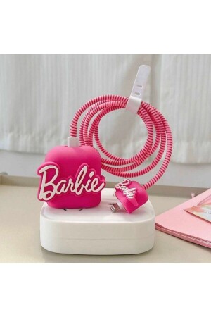 Sevimli Silikon Barbie Kablo Koruyucu Set TUBU2407 - 1