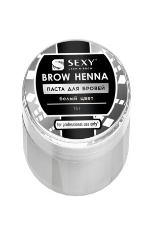 Sexy Brow Henna Kaş Kınası Beyaz 15g - 1