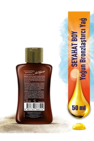 Seyahat Boy Yoğun Bronzlaştırıcı Yağ 50ml. - 4