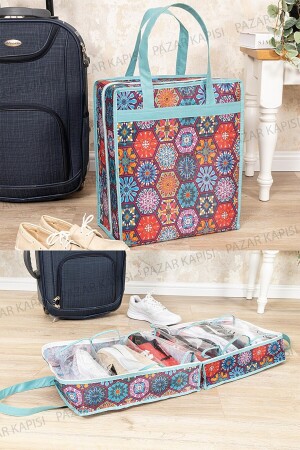 Seyahat Tipi Ayakkabı Hurcu Düzenleyici Otantik Seyahat Çantası - Pazar Kapısı