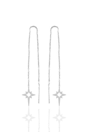 أذنين سلسلة فضية من النجوم القطبية من النجمة النجمية SGTL10607 - Söğütlü Silver