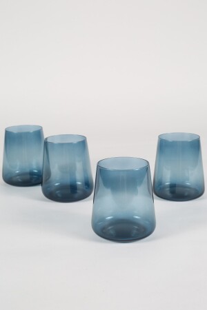 Shadow 4-teiliges Wasserglas-Set Blau 380 cc 301. 01. SHW0051004RKL - 3