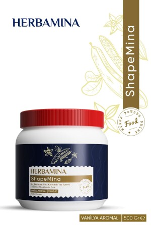Shapemina Keçiboynuzu Unlu Toz Içecek- Vanilya Aromalı - Herbamina