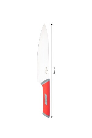 Shen 20 cm rotes Kochmesser 153. 03. 06. 1493 - 5