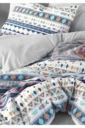 مـنـز- شيري أساسي غطاء مزدوج 1 غطاء (QUILT COVER) 200 سم × 220 سم - المواد: 100% القطن. - Sheri Home
