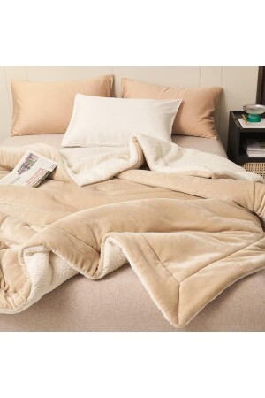 غطاء من قشرة الشيربا مزدوج الجانب مزدوج 220 × 240 سم - Mulberry