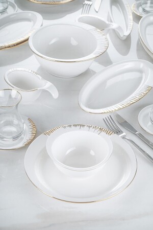 Sherry 37 Parça 6 Kişilik Porselen Kahvaltı Takımı SHN-012251-2 - ACAR