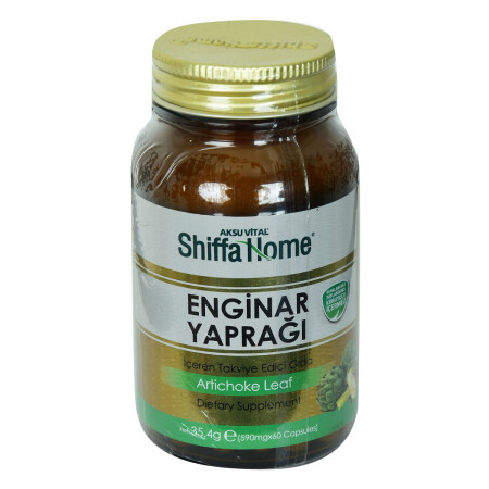 Shiffa Home Enginar Yaprağı Diyet Takviyesi 590 Mg x 60 Kapsül - Aksuvital