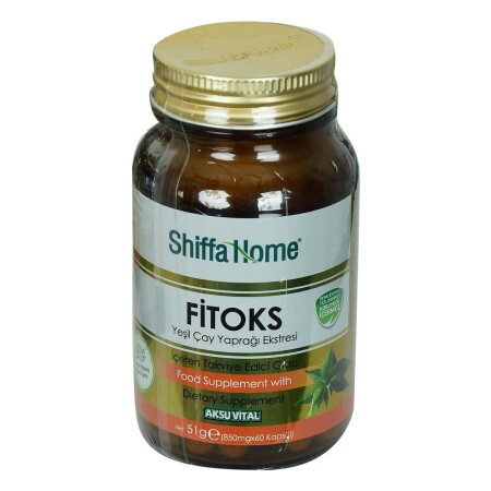 Shiffa Home Fitoks Yeşil Çay Yaprağı Ekstresi Diyet Takviyesi 850 Mg x 60 Kapsül - 2