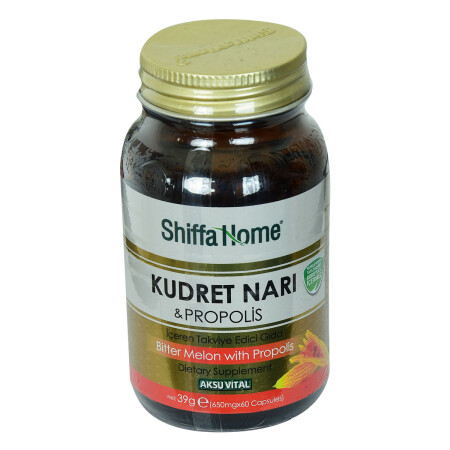 Shiffa Home Kudret Narı & Propolis 650 Mg x 60 Kapsül - Aksuvital