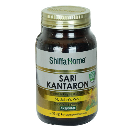 Shiffa Home Nahrungsergänzungsmittel mit Johanniskraut, 560 mg x 60 Kapseln - 1