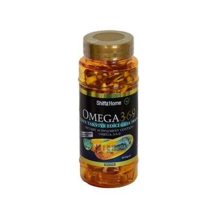 Shiffa Home Omega 3-6-9 1000 mg (DHA+EPA 550 mg), weiche 60 Kapseln - 3