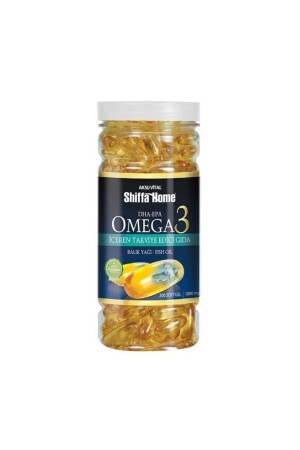 Shiffa Home Omega3 Soft 1000 mg x 200 Kapseln 8690088010231 - 1