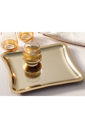 سلة معدنية من نوع MNZ 22x19 سم ذهب 10030630-2 - English Home