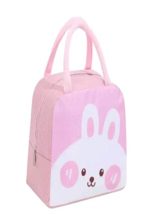 Shisastore Rosa und weißes Kaninchenmotiv, wasserdicht, wärmeisoliert, Thermotasche, Lunchbox, Ergänzungsfuttermittel - 1