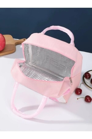 Shisastore Rosa und weißes Kaninchenmotiv, wasserdicht, wärmeisoliert, Thermotasche, Lunchbox, Ergänzungsfuttermittel - 7