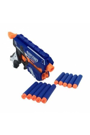 Shooter-Nerf-Pistole mit 20 m Reichweite und Schwammgeschossen. Spielzeugpistole. Nerf-Pistole mit 20 cm weichen Kugeln - 4