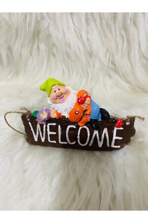 زينة باب (منز) / زينة حديقة / جنيب / مرحبًا بك - Showart Hediyelik