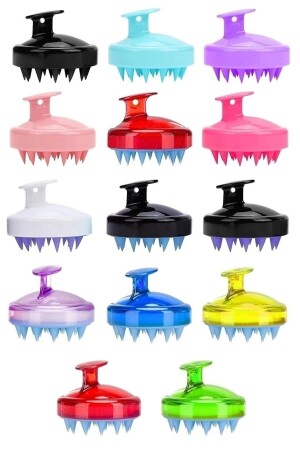 فرشاة رعاية الشعر - شامبو كومب تدليك الرأس - فرشاة الاستحمام. - Shushu