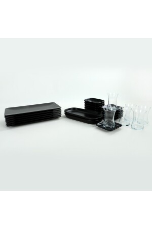 Siera Matte Black Mitgift-Set 26-teilig für 6 Personen CKBREAKFAST PACKAGESIERA000026 - 6