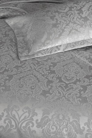 Sierra Jacquard Chenille Doppelbett-Tagesdecke (grau) SRR1 - 5