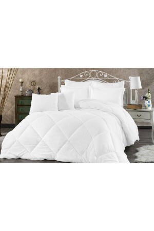 Siesta Microfiber King Size Yorgan- 220x240 Cm Beyaz - Zarif Home