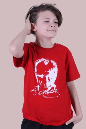 Signiertes Unisex-T-Shirt mit Atatürk-Aufdruck - 1