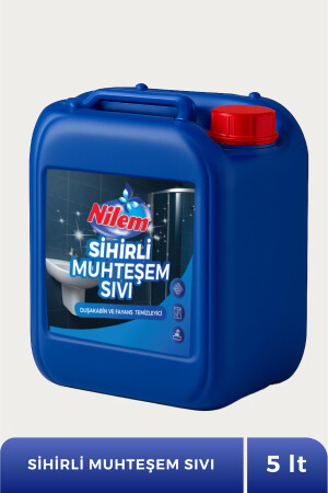 Sihirli Muhteşem Sıvı Duşakabin Ve Fayans Temizleyici 5 L - Nilem