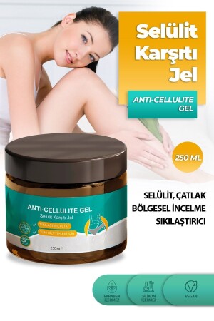 Sıkılaştırıcı- Inceltici- Selülit Ve Çatlak Giderici Vucüt Şekillendirici 3x Etkili Jel 250 Ml - 1