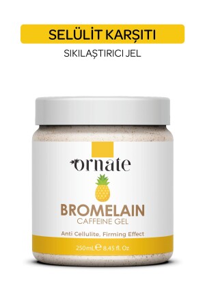 Sıkılaştırıcı- Selülit Giderici- Inceltici Jel Bromelain Caffeine Jel 250ml - 1