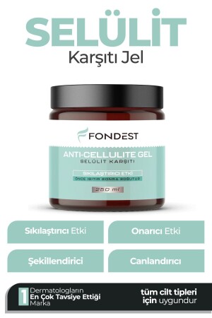 Sıkılaştırıcı Selülit Ve Çatlak Giderici Vücut Şekillendirici Jel 250 ml - 2