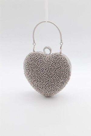 Silberne Herz-Abendtasche für Damen Tm1111a TM1111A - 3